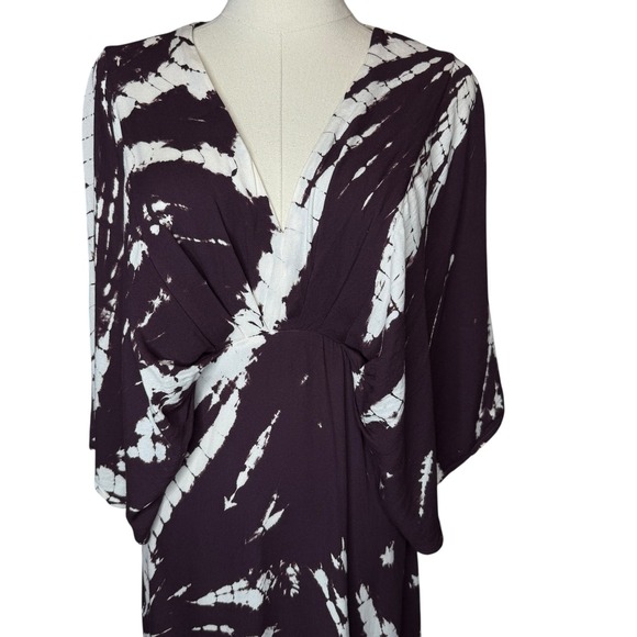 Young Fabulous & Broke Thea High Low Maxi Dress Purple Resort Wear size Small - Picture 3 of 7